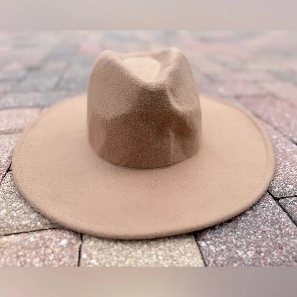 Women's Tan Felt Like Cowgirl Hat